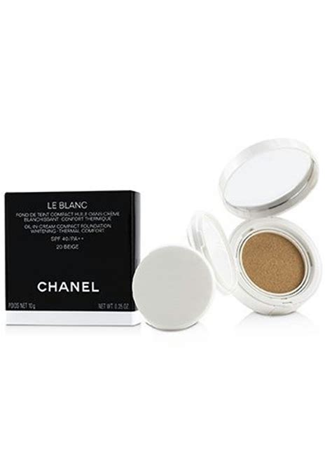 chanel le blanc oil in cream compact|chanel skin care.